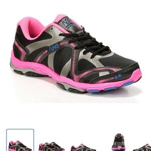 Ryka Women's Black and Pink Influence Athletic Sneakers Size 9